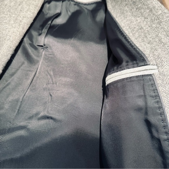 RAG & BONE wool herringbone coat / grey / size 8 - Picture 13 of 15